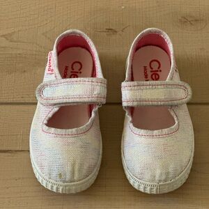 Cienta Kids' Sparkling Pink Dress Shoes